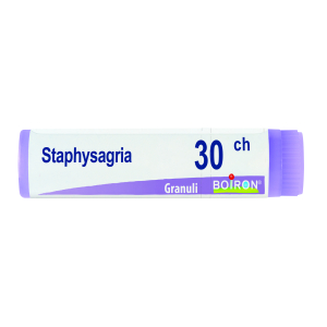 staphysagria 30ch gl 1g bugiardino cod: 046430296 