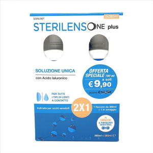 sterilens - one plus bipacco confezione 2 x bugiardino cod: 971382650 