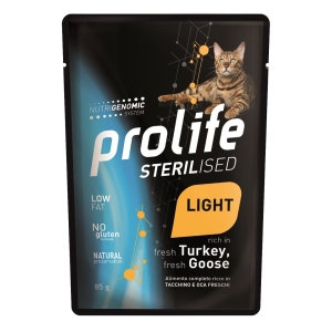 Cerca Offerte di Sterilised light grainfree sensitive tacchino e oca - alimento completo per gatti adulti sterilizzati 85 gr e acquista online