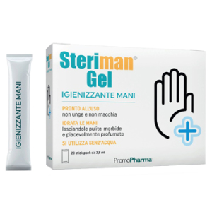 steriman gel 70 igienizzante 20stick bugiardino cod: 980460859 