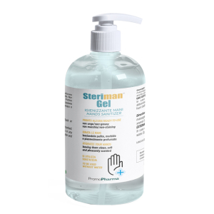 steriman gel 70 igienizzante man500ml bugiardino cod: 980445264 