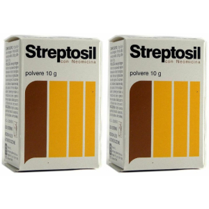 Cerca Offerte di streptosil® 99,5% + 0,5% polvere cutanea set da 2 2x10 g e acquista online
