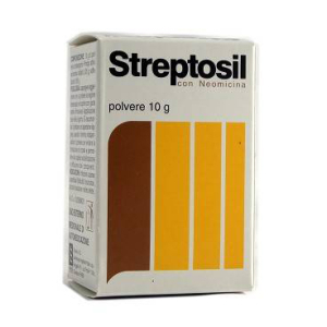 streptosil neomicina polvere 10g bugiardino cod: 023589031 
