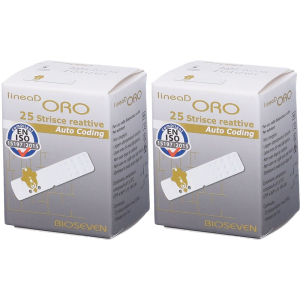 Cerca Offerte di strisce misurazione glicemia linea d oro set da 2 2x25 pz reat e acquista online
