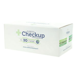 Subito checkup test strep a per streptococco di gruppo a, tampone faringeo rapido per faringite e mal di gola, autodiagnosi domestica
