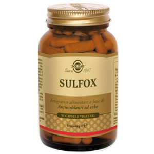 sulfox 90 capsule vegetali bugiardino cod: 905527014 