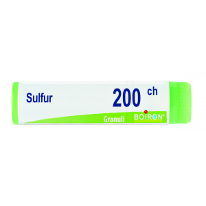 sulfur 200ch gr 1g bugiardino cod: 047366265 