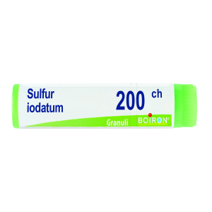 sulfur iodatum 200ch gr 1g bugiardino cod: 047369715 