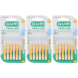 Cerca Offerte di sunstar gum trav-ler® scovolino interdentale 1.3 mm 3x6 pz spazzolino e acquista online