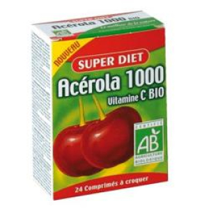 superdiet acerola 1000 bio con vitamina c d bugiardino cod: 937493688 