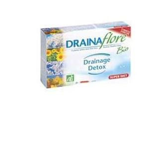 superdiet drainaflore bio 20ab bugiardino cod: 906186883 