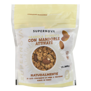 Cerca Offerte di supernova granola proteica con mandorle attivate senza glutine 300 grammi e acquista online