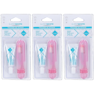 Cerca Offerte di superwhite trousse de voyage con spazzolino da viaggio e dentifricio 1 e acquista online