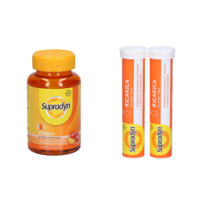 Cerca Offerte di supradyn ricarica compresse effervescenti + energy caramelle gommose e acquista online