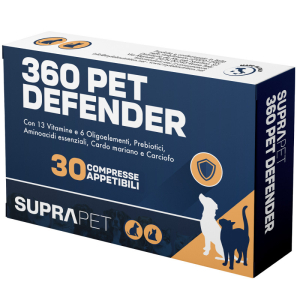 Cerca Offerte di suprapet 360° pet defender integratore multivitaminico cane e gatto 30 compresse appetibili e acquista online