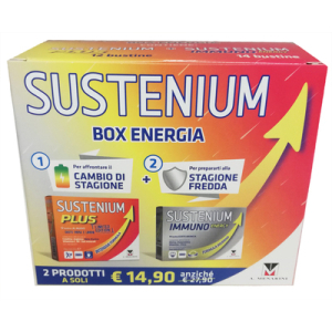 sustenium box energia plus + immuno energy bugiardino cod: 975020049 