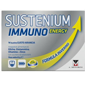 sustenium immuno energy 14 bustine bugiardino cod: 925854301 