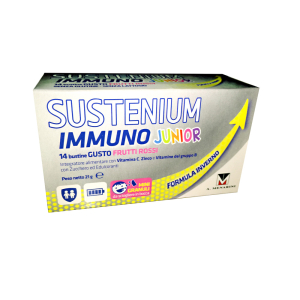 sustenium immuno junior promo 14 bustine bugiardino cod: 971103041 