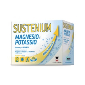 sustenium magnesio potassio 28 bustine 112 g bugiardino cod: 973651969 