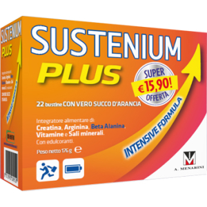 sustenium plus intensive formula 12 bustine bugiardino cod: 930265172 