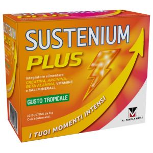 sustenium plus 22 bustine gusto tropicale bugiardino cod: 981357674 