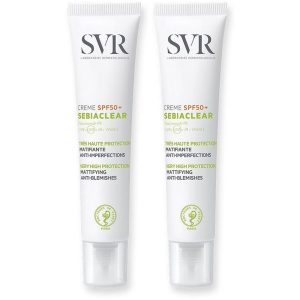 Cerca Offerte di svr sebiaclear creme spf 50+ set da 2 2x40 ml crema solare e acquista online