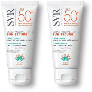 Cerca Offerte di svr sun secure ecran mineral teintè pelli secche spf50+ 2x50 ml crema e acquista online