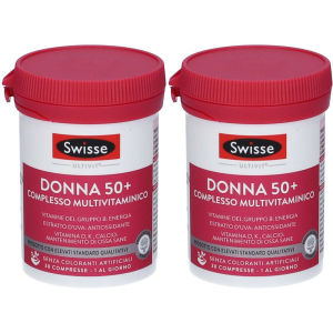 Cerca Offerte di swisse donna 50+ complesso multivitaminico set da 2 2x43,2 g compresse e acquista online