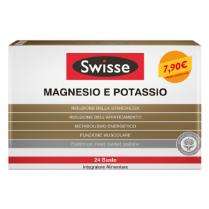 swisse magnesio potassio24 bustine bugiardino cod: 980418141 
