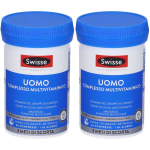 Cerca Offerte di swisse uomo complesso multivitaminico set da 2 2x86,4 g compresse e acquista online