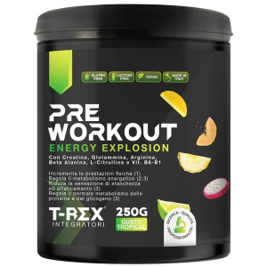 T rex integratore pre workout tropical polvere 250g