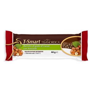 t-smart barretta cacao nocciole 44 g bugiardino cod: 925870216 