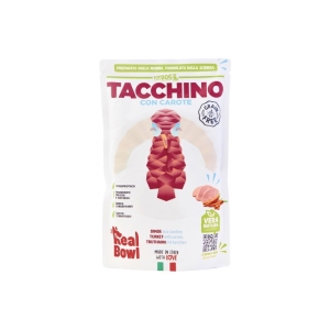 Trova Offerte di Tacchino con carote - alimento completo per cani di tutte le taglie 700 gr e compra online