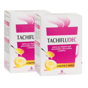 Trova Offerte di tachifludec gusto limone e miele set da 2 2x10 pz bustina e compra online