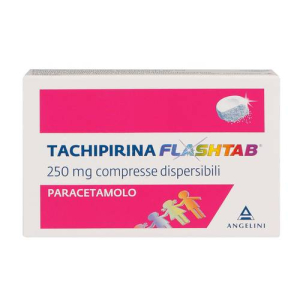 tachipirina flashtab 12 compresse 250 mg bugiardino cod: 034329122 