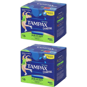 Trova Offerte di tampax compak super 2x16 pz tampone e compra online