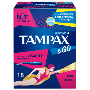 Trova Offerte di tampax &go mini 18 assorbenti interni con applicatore flusso leggero e compra online