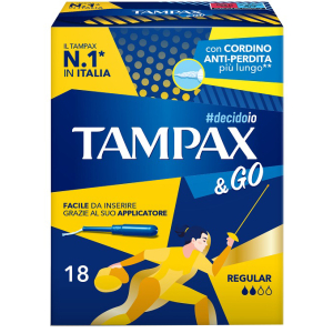 Trova Offerte di tampax & go regular assorbenti interni 18 pezzi e compra online
