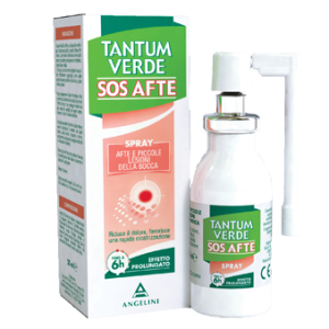 tantum verde sos afte spray 20ml bugiardino cod: 940086337 