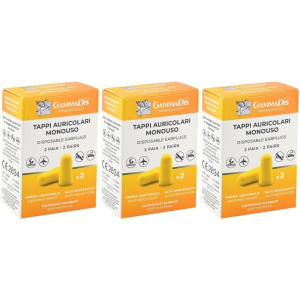 Trova Offerte di tappo auricolare ear gommapiuma 4 pezzi gammadis 3x4 st e compra online