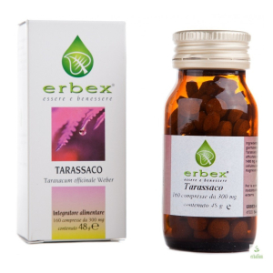 erbex tarassaco integratore alimentare 160 bugiardino cod: 908411022 