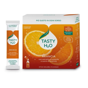 Trova Offerte di tasty h2o arancia – integratore idrosolubile con magnesio e vitamine b6-b12 12 stick e compra online