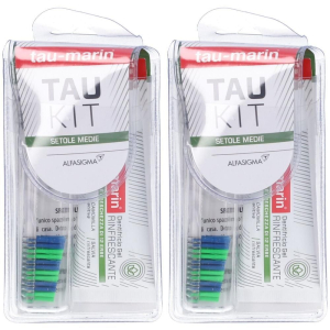 Trova Offerte di tau-marin kit spazzolino medio e dentifricio gel rinfrescate alle erbe e compra online