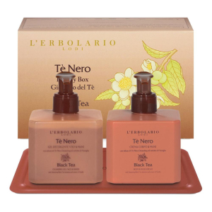 Trova Offerte di te' nero beauty box giardino del te' 1 gel detergente viso & mani 270 ml + 1 crema corpo & mani 250 ml e compra online