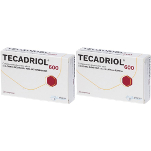 Trova Offerte di tecadriol 600 set da 2 2x20 g compresse e compra online