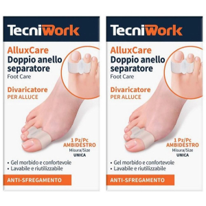 Trova Offerte di tecniwork alluxcare doppio anello separatore per alluce - ambidestro m e compra online