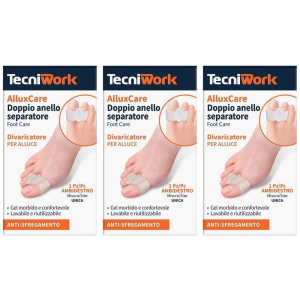 Trova Offerte di tecniwork alluxcare doppio anello separatore per alluce - ambidestro m e compra online