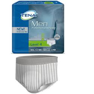 tena men livello 4 10pz bugiardino cod: 922397765 