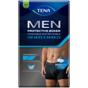 Tena men protective boxer assorbente lavabile medium 1 pezzo