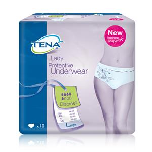 tena lady pants discreet l10 pezzi bugiardino cod: 926235476 